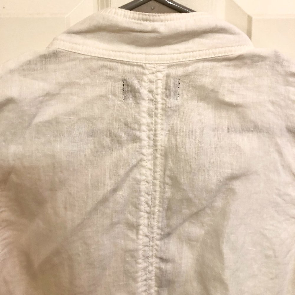 Michael Stars Linen Moto Vest Size XS NWT White - Picture 8 of 13